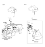 Diagram for 1993 Hyundai Sonata Back Up Light - 92405-34050