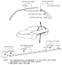 Diagram for 1994 Hyundai Sonata Door Moldings - 87722-34500