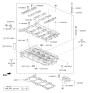 Diagram for 2018 Hyundai Sonata Hybrid Cylinder Head - 5D085-2EU00