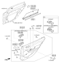 Diagram for 2019 Hyundai Sonata Hybrid Door Handle - 82620-C1000-ZL5
