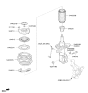 Diagram for Hyundai Sonata Hybrid Coil Springs - 54630-E6030