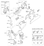 Diagram for Hyundai Sonata Hybrid Armrest - 84660-C1000-VPP