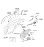 Diagram for Hyundai Sonata Door Lock - 81420-C1000