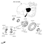 Diagram for Hyundai Tucson Differential - 43322-24715
