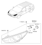 Diagram for 2011 Hyundai Tucson Headlight - 92101-2S050