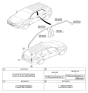 Diagram for 2010 Hyundai Tucson Emblem - 86310-2S000