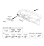 Diagram for 2013 Hyundai Tucson Dimmer Switch - 94950-2S000-9P