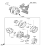 Diagram for 2011 Hyundai Tucson Alternator - 37300-2G400