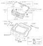 Diagram for Hyundai Tucson Tailgate Latch - 81230-1H300