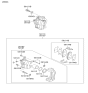 Diagram for Hyundai Tucson Brake Caliper - 58110-2S500