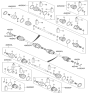 Diagram for Hyundai Tucson CV Joint Boot - 49506-2SA60