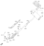 Diagram for Hyundai Exhaust Heat Shield - 28792-2S000