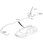 Diagram for 2011 Hyundai Tucson Antenna - 96210-2S000