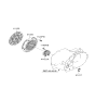 Diagram for 2011 Hyundai Santa Fe Clutch Slave Cylinder - 41421-24300