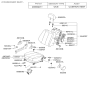 Diagram for 2005 Hyundai Sonata Seat Cushion - 88200-0A541-FZO