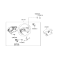 Diagram for 2007 Hyundai Sonata Steering Wheel - 56110-0A510-QZ