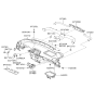 Diagram for Hyundai Sonata Hazard Warning Switch - 93790-3K000-CH