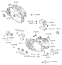 Diagram for 2007 Hyundai Sonata Engine Mount Torque Strut - 43176-24000
