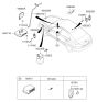 Diagram for 2010 Hyundai Elantra Car Key - 95430-3K201