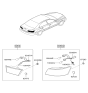 Diagram for 2007 Hyundai Sonata Back Up Light - 92401-0A001