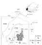 Diagram for Hyundai Kona Washer Reservoir - 98620-J9300