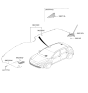 Diagram for 2022 Hyundai Kona Antenna - 96210-K4400-YG7