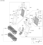 Diagram for Hyundai Kona Electric Armrest - 89900-J9100-PUS