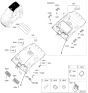 Diagram for 2020 Hyundai Kona Sun Visor - 85220-J9220-TTX