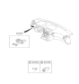 Diagram for 2015 Hyundai Genesis Coupe Dimmer Switch - 93720-2M000-9P