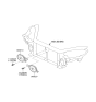 Diagram for 2011 Hyundai Genesis Coupe Horn - 96610-2M000