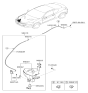 Diagram for Hyundai Genesis Coupe Washer Reservoir - 98620-2M500