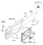 Diagram for 2010 Hyundai Genesis Coupe Window Regulator - 82471-2M000