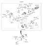 Diagram for Hyundai Starter Solenoid - 36120-3C230
