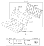 Diagram for Hyundai Genesis Coupe Seat Cushion - 89100-2M150-NBK