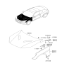 Diagram for Hyundai Genesis Coupe Fender - 66311-2M000