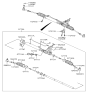 Diagram for Hyundai Tie Rod End - 56820-2M000