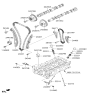 Diagram for Hyundai Genesis Coupe Engine Pump Chain - 24322-2C000