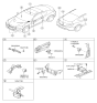 Diagram for 2013 Hyundai Genesis Coupe Air Bag Control Module - 95910-2M250