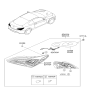Diagram for 2013 Hyundai Genesis Coupe Light Socket - 92430-2M550