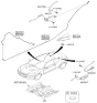 Diagram for 2013 Hyundai Genesis Coupe Antenna Base - 96250-2M100-AU