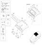 Diagram for 2012 Hyundai Genesis Coupe Sun Visor - 85201-2M040-9P