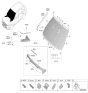 Diagram for 2024 Hyundai Genesis Electrified GV70 Weather Strip - 86431-AR000