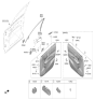 Diagram for 2026 Hyundai Genesis Electrified GV70 Door Handle - 82620-DS000-VCA