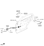 Diagram for 2024 Hyundai Genesis Electrified GV70 Door Handle - 83661-AR000