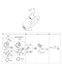 Diagram for Hyundai Sonata Dome Light - 92850-C1000-TTX