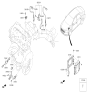 Diagram for Hyundai Sonata Hybrid Engine Control Module - 39161-2EEB0