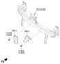 Diagram for 2016 Hyundai Sonata Hybrid Horn - 96610-E6200