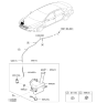Diagram for 2016 Hyundai Sonata Hybrid Washer Reservoir - 98620-E6000
