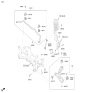 Diagram for Hyundai Sonata Hybrid Control Arm Bolt - 62492-G8000