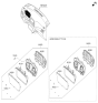 Diagram for Hyundai Sonata Hybrid Speedometer - 94021-E6200